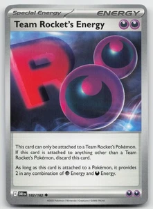 Pokemon tcg SV10: Destined Rivals #182/182 Team Rocket's Energy Lightly played - Picture 1 of 2