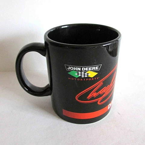 John Deere Motorsports Mug Chad Little #97 Daytona 99 Roush Racing FREE SH Cover