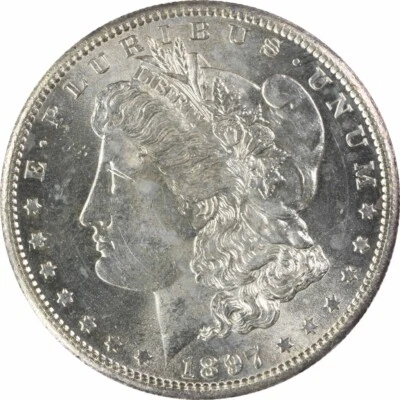 1897-S Morgan Silver Dollar Choice BU Uncertified #234 - Image 1 of 2