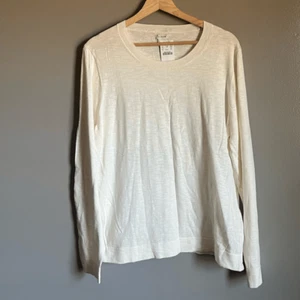 J. Crew Factory cremeweiß leichter Pull Over Pullover XXL Freizeit minimalistisch - Bild 1 von 8