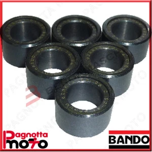 KIT 6 RULLI MASSETTE BANDO 20X12 10G YAMAHA YP E MAJESTY 150 2002>2002 - Foto 1 di 1