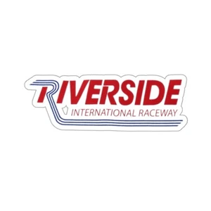 Pegatinas vintage de corte beso de Riverside Raceway - Imagen 1 de 25