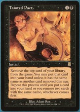 Tainted Pact Odyssey HEAVILY PLD Black Rare MAGIC MTG CARD (ID# 234234) ABUGames