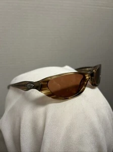 Vintage Oakley Brown Oval Halo Sunglasses - Picture 1 of 21