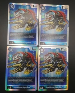 Digimon Classic Collection EX1-022 Imperialdramon Dragon Mode x4 Playset SR NM+ - Picture 1 of 2