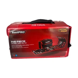 Toolpro 146 Piece Folding Tool Bag Kit 563628 - Picture 1 of 12