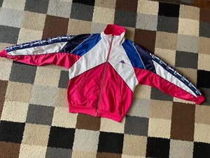 Kappa rosa weiß blau TRAINSUIT Top 1990er Jahre Vintage (kleine S) Damen VICKY POLLARD - Bild 1 von 9