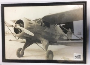 Vintage gerahmtes 22” x 16” NC 3572 nummeriertes Flugzeug schwarz weiß Foto - Bild 1 von 12