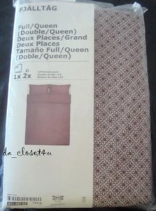 BRAND NEW IKEA Duvet Cover w/ 2 Pillow cases FJÄLLTÅG Full Queen buttons closure - Picture 1 of 2