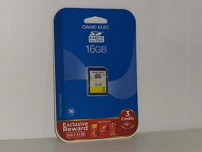 Dane-Elec 16GB SDHC Memory Card Class 4 High Speed New - Image 1 of 2