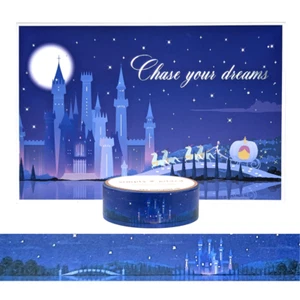 simply gilded Cinderella Passport Washi Tape & Postcard Set - Picture 1 of 1
