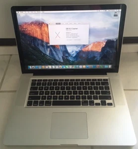 Apple MacBook Pro 15" 2.4GHz i5 Model A1286, 8GB Ram, and 500GB Hard Drive - Picture 1 of 6