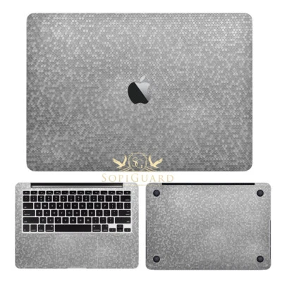 SopiGuard 3M Carbon Brushed Matte Sticker Skin for Apple Macbook Air 13 (A1466) - Image 1 of 4