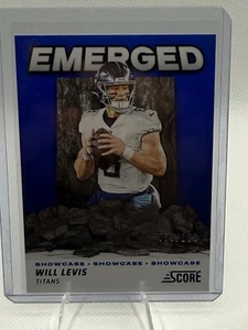 Will Levis 2024 Score Football Emerged Showcase #/100 Titans ROOKIE - Picture 1 of 3