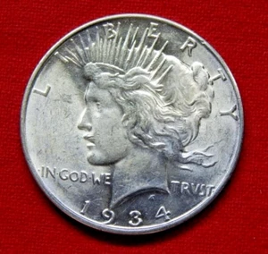1934-D PEACE SILVER DOLLAR $1 ~ Free USA Shipping - Picture 1 of 6
