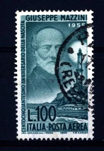 ITALIA REP. - PA - 1955 - 150° anniversario della nascita di Giuseppe Mazzini - - Picture 1 of 1