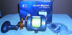 Carrete contador de línea de agua fría Okuma 2+1bb 5.1:1 12lb/290yd mano izquierda LH CW-153DLX - Imagen 1 de 5