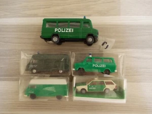 Konvolut von 4 HO 1:87 I.M.U. POLIZEI IN OVP Neu + 1 Praliné 1:87 Mercedes 507 D - Picture 1 of 2