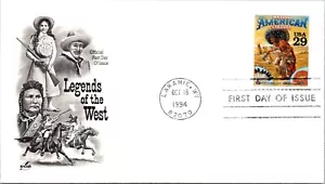 FDC 1994 SC #2869 Artcraft Native American Culture - Laramie WY - Single - J1097 - Picture 1 of 2