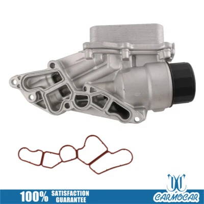 Oil Filter Housing & Oil Cooler Fits For Mercedes Benz W203 C230 W463 X164 W164 Foto 1 de 4