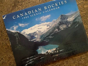 Canadian Rockies 1994 Scenic Color Wall Calendar No Markings - Picture 1 of 4