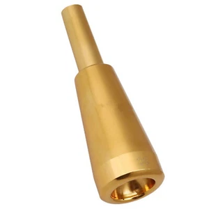 Gold Plated Trumpet Mouthpiece 3C Overall Brass Small Mouth for Trumpet D - Picture 1 of 8