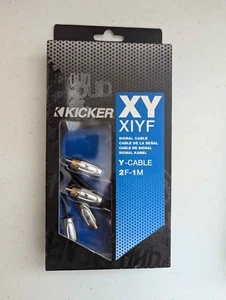 Câble de signal audio Kicker XY XIYF série X Y 2F-1M - Photo 1/2