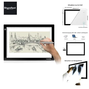 HUION Leuchttisch L4S LED Pad, 31 x 21cm Arbeitsbereich, Tragbare Lichtkasten... - Bild 1 von 8