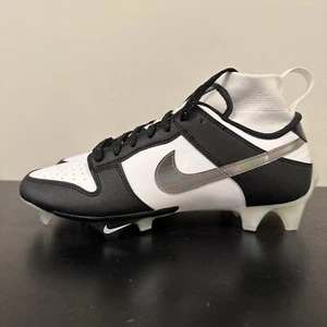 Men’s Size 9.5 Nike Vapor Edge Dunk Panda Football Cleats DZ4890-001 NEW - Picture 1 of 7
