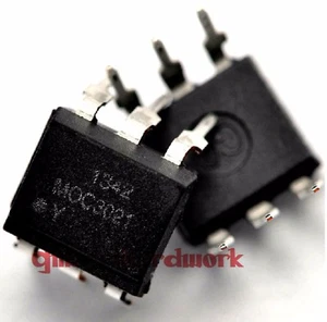 10 piezas Optoaislador Transistor Moc3021 Scr Salida Dip-6 Componente - Imagen 1 de 1