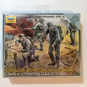 WWII German Sturmpioniere 1939-1942, Zvezda Figure Set 1/72 Scale 6110 - Bild 1 von 2
