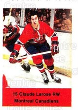 1974-75 NHL Action Stamps #157 Claude Larose