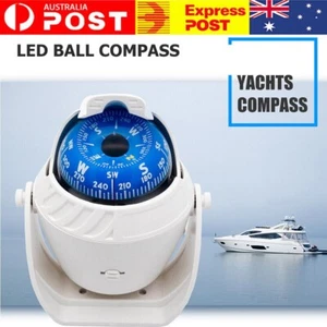 Pivoting Sea Marine Compass with Mount for Boat Caravan Truck Car Navigation AU - Picture 1 of 11