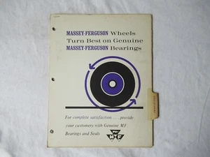Massey-Ferguson MF 30 33 65 55 165 1100 1130 tractor bearings data book manual - Picture 1 of 12