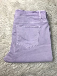 NWOT J. Jill Authentic Fit Slim Ankle Lilac Purple Acid Wash Jeans Size 10 - Picture 1 of 3