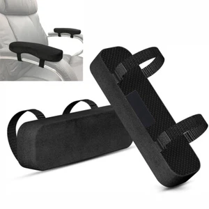 2PC Memory Foam Armrest Cushions Elbow Support Arm Rest Cover Chair Armrest Pad - Picture 1 of 7
