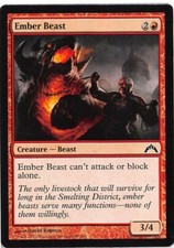 Ember Beast *PLAYSET* Magic MtG x4 Gatecrash SP