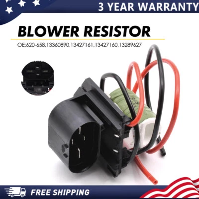 Resistencia del motor del ventilador del radiador para Chevrolet Cruze 2011-16 1,4 L 1,8 L 2,0 L Foto 1 de 4