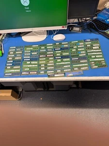 Lot of 60 4GB Mixed Brands Speeds DDR3 PC3 Desktop RAM Memory - Afbeelding 1 van 5