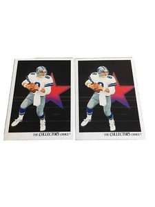 TROY AIKMAN 1991 Upper Deck 2 Card Lot #82 Dallas Cowboys UCLA HOF - Picture 1 of 3