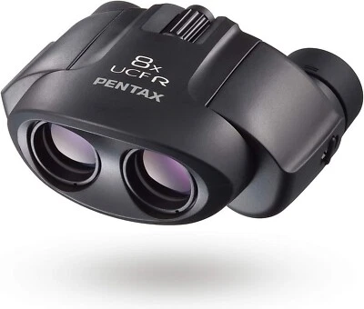 PENTAX Porro Prism Compact Binoculars 8x21 Compact Light Weight 62209 Black NEW - Image 1 of 4