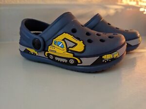 Toddler Boy "Construction Themed"Beach Shoes