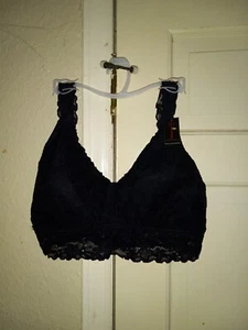 No Boundaries RN 52469 Black Nylon Lace Convertible Bralette Size S - New - Picture 1 of 2
