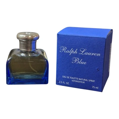 VTG Ralph Lauren Blue Eau de Toilette 2.5 fl oz / 75ml Made in USA Discontinued - Image 1 of 4