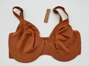 Skims Kim Kardashian Smoothing Intimate Unlined Full Coverage Bra Bronze 32DDDD - Picture 1 of 5