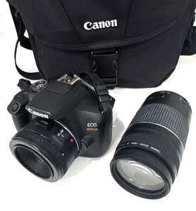 Cámara digital Canon EOS Rebel T7 24,1 MP -50 mm (Kit con 75-300 mm) - Imagen 1 de 4