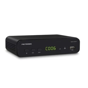 Metronic 441624 - Zapbox HD-SH.1 Ricevitore TDT DVB-T2 HEVC, funzione PVR, prese - Imagen 1 de 5