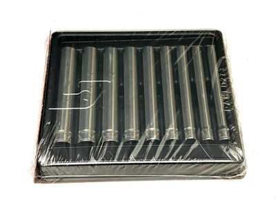 Snap On Tools NEW 109STMML 9pc 1/4" Drive 6pt Metric Extra-Deep Socket Set USA - Image 1 of 4