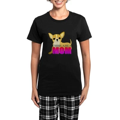 Pijama oscuro para mujer CafePress Chihuahua Mom (580004437) Foto 1 de 4