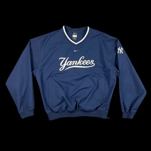 De Colección New York Yankees Nike Center Swoosh Rompevientos Pullover Chaqueta Para Hombres Mediana - Imagen 1 de 16